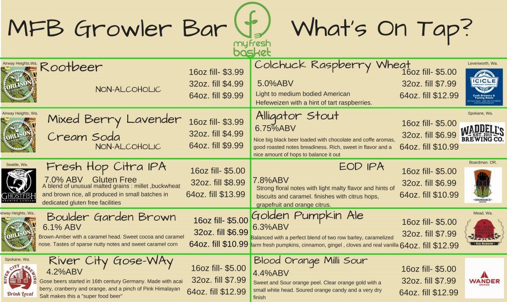 MFB Growler Bar Menu (1) My Fresh Basket